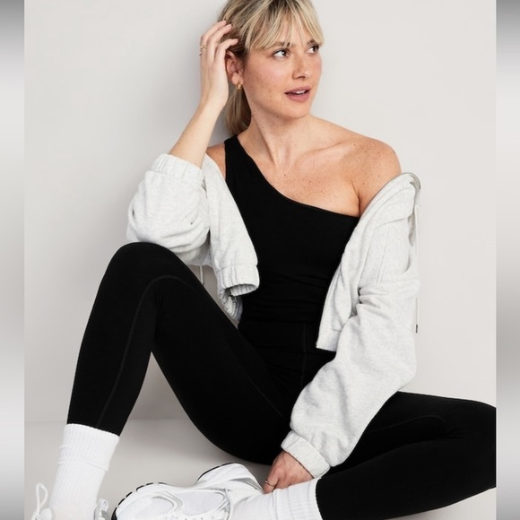 NWOT! Women’s Black One-Shoulder PowerChill 7/8-Length Bodysuit - Multiple 🏋️‍♀️ - Picture 3 of 7